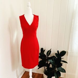 Red Banana Republic Pencil Dress